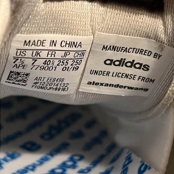 Adidas X Alexander Wang BBall Leather Sneakers in Core White - Picture 5 of 15